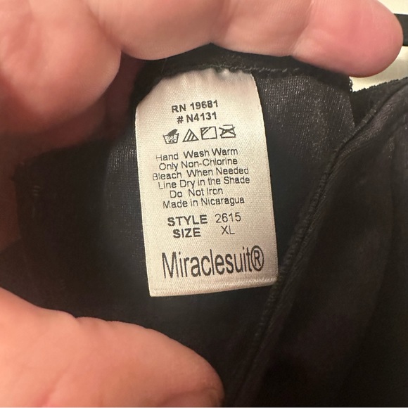 Miraclesuit Black Closure Extra Firm Control Smoothing 77% Nylon Shapewear XL - Picture 8 of 12